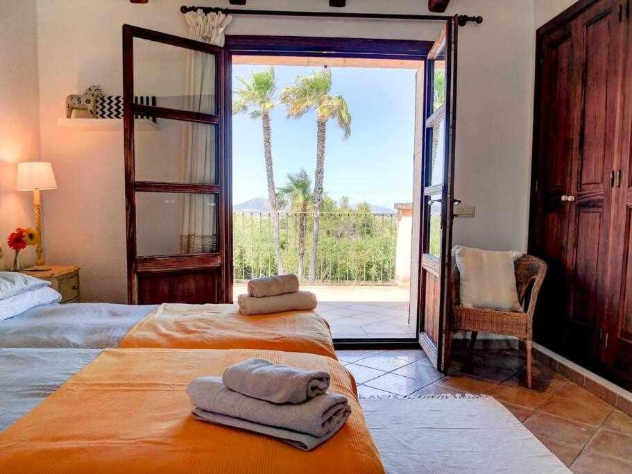 Ciclismo Y Golf Junto A La Playa Finca Son Sant Marti Gran Villa Muro Dış mekan fotoğraf